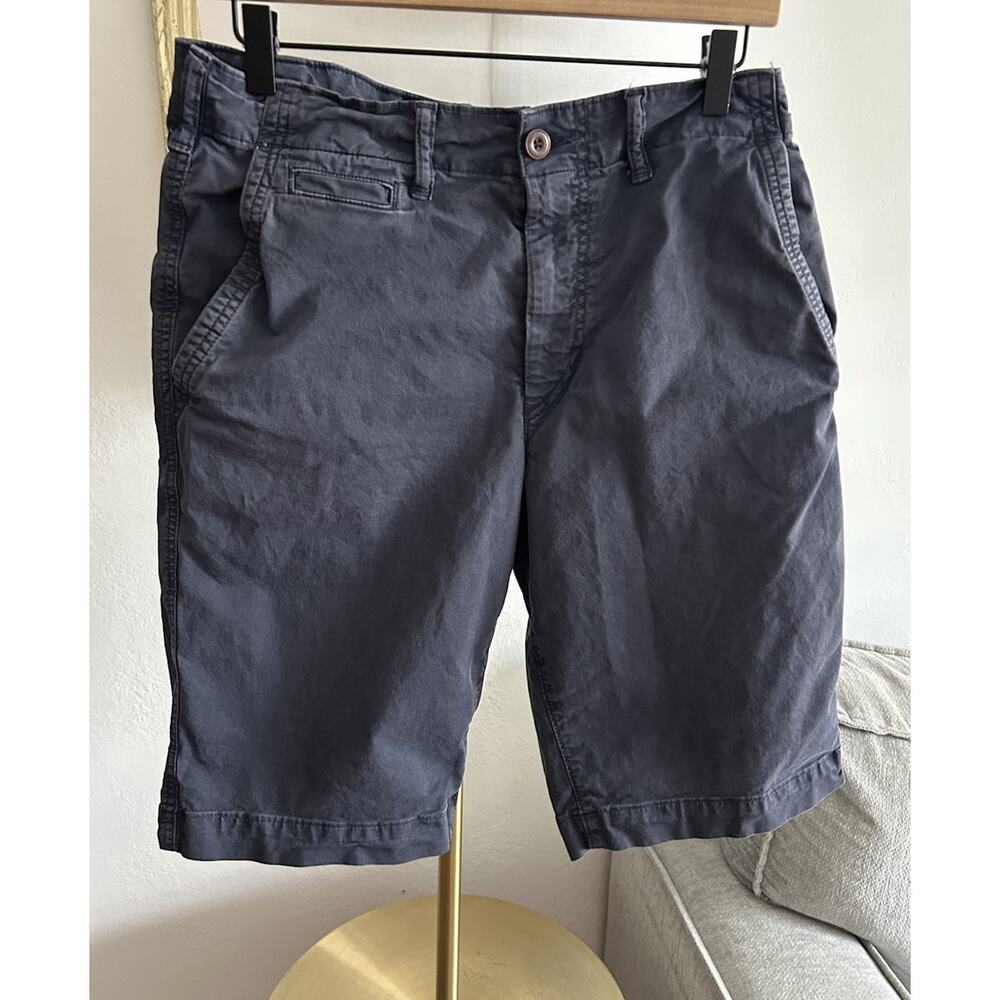 American Eagle 90’Longboard Shorts Mens Faded Navy Blue 31 Outdoorsy Utility